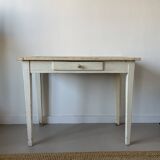 Small old wooden table