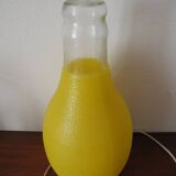 Old decorative bottle lamp vintage bottle lamp 70s