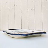 Old Gien earthenware serving dish