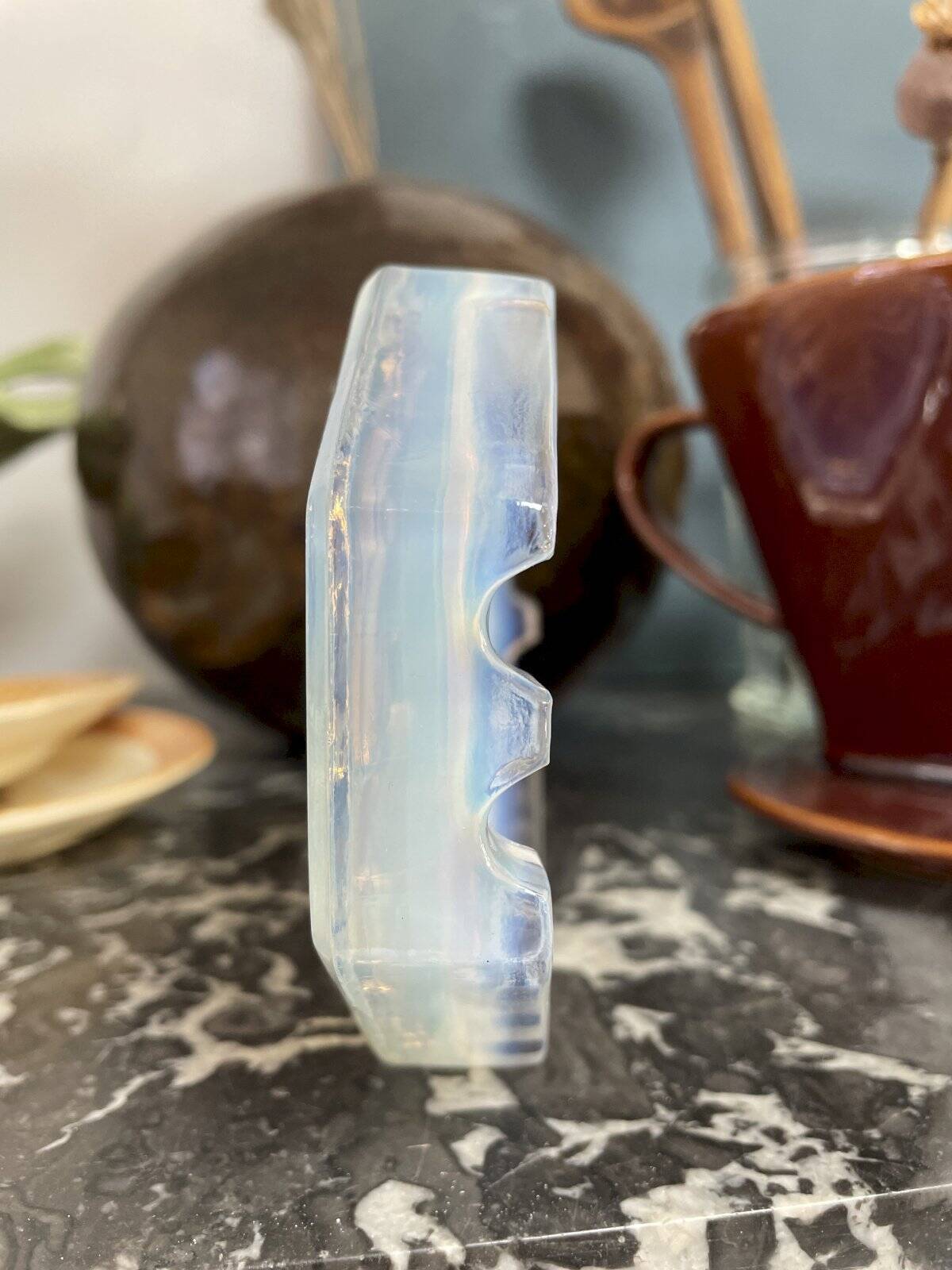 Art Deco opalescent ashtray