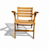 4 x folding chairs by Ico & Luisa Parisi for Reguitti, Italy, 1970s