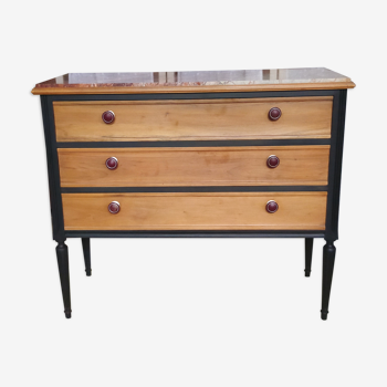 Chest of drawers, three drawers, art-deco