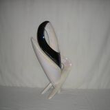 Camillo Lusso tripod vase - Turin ceramics from the 50s