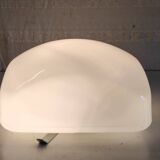 Plafonnier ou applique globe opaline carré 25 cm - mid. XXème