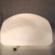 Square opaline globe ceiling or wall light, 25 cm - mid-20th century