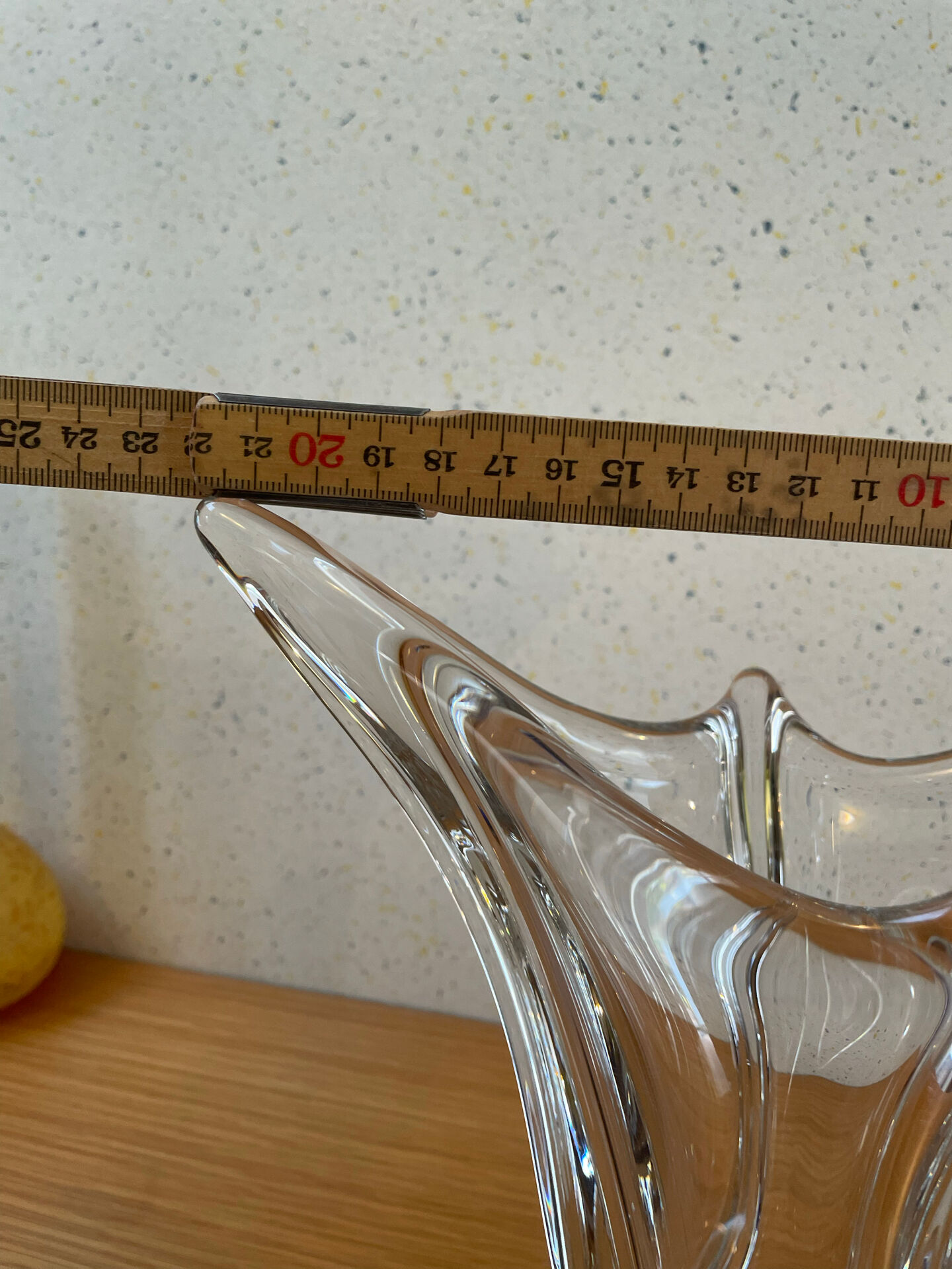 Sculptural vase Daum