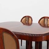 Art Deco Extendable Dining Table by De Coene, Belgium 1935