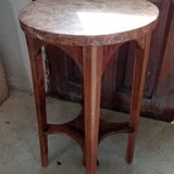 Bolster pedestal table