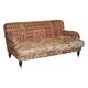Vintage three-seater canapé by George Smith upholstered in Kilim with feather cushions.