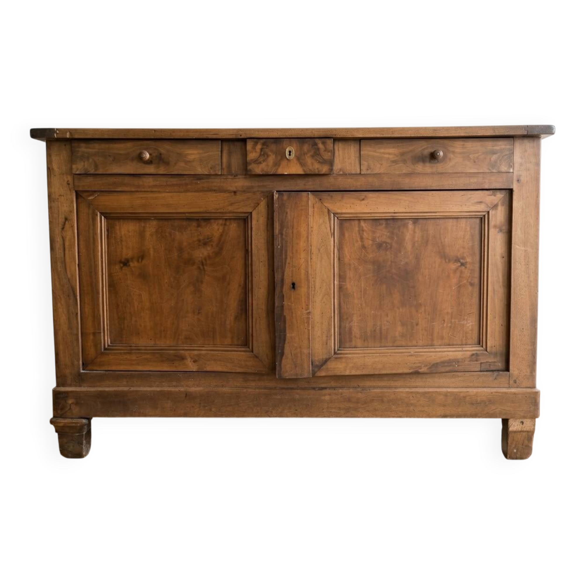 Old buffet in solid walnut