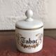 Pot à tabac en opaline décor doré