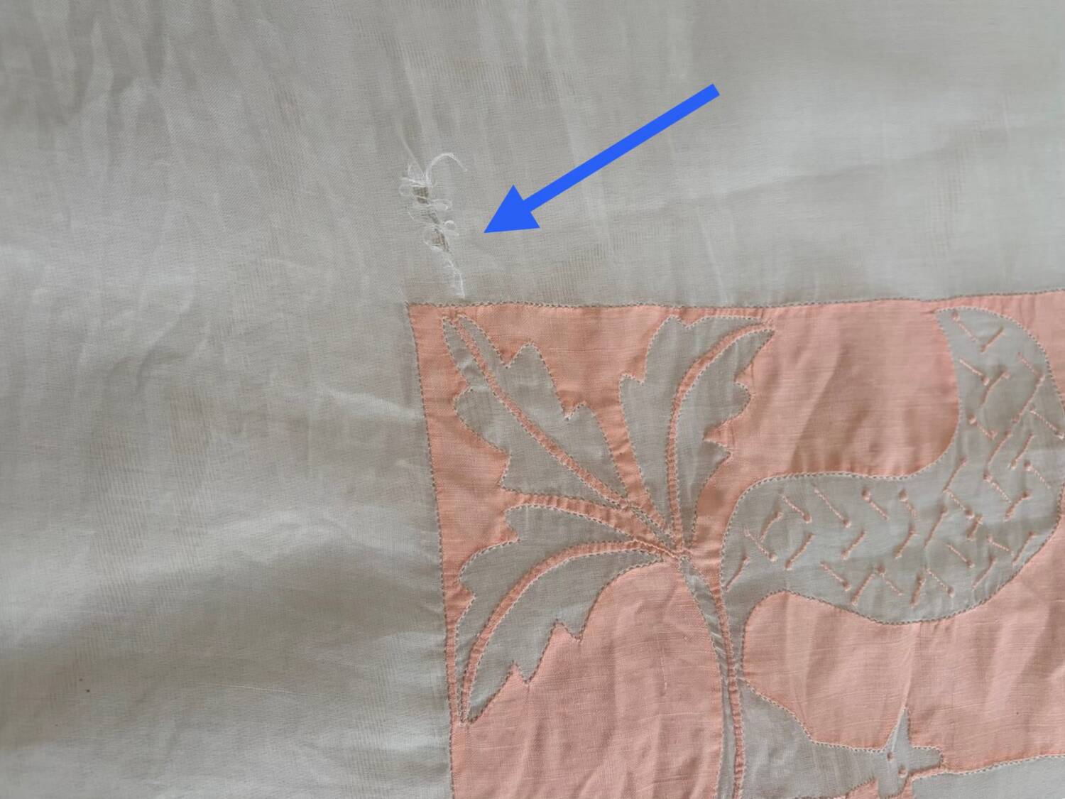 Hand-embroidered tablecloth, 1930s