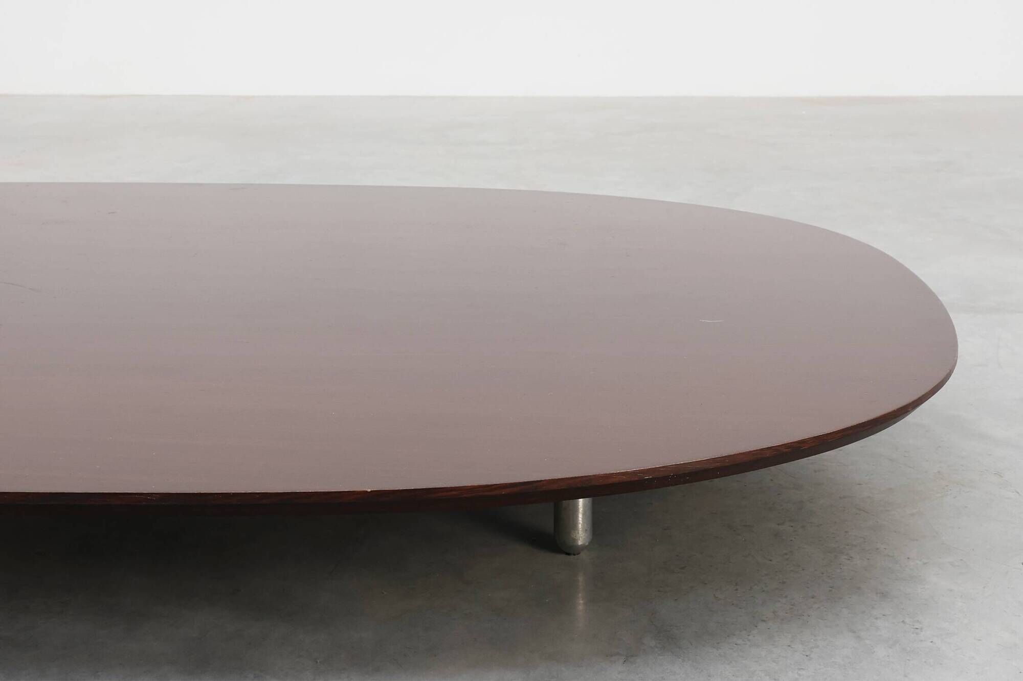 Table basse en noyer minimaliste par Cappellini, Italie