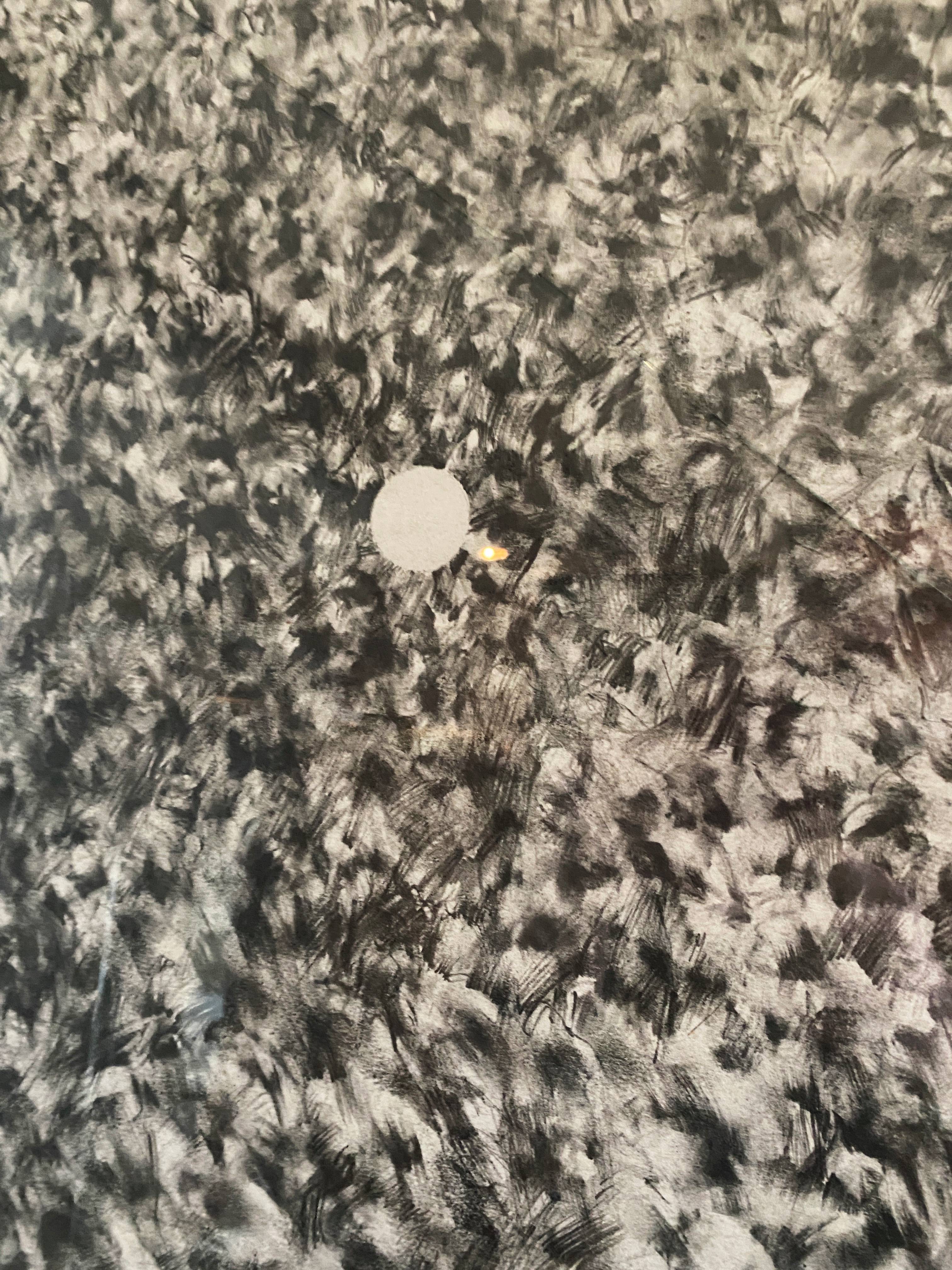 Lithograph 1882 "Foule" signed by Michel Houssin (born in 1941)