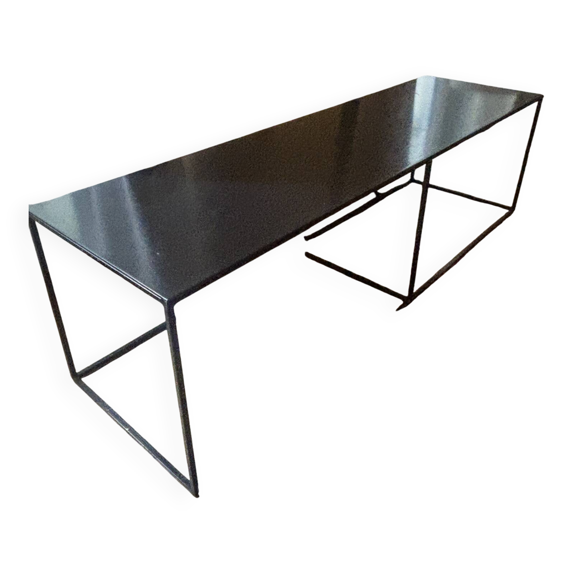 Black metal coffee table AM.PM model Romy