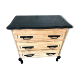 Commode en bois massif