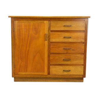 Vintage furniture 5 drawers 1950