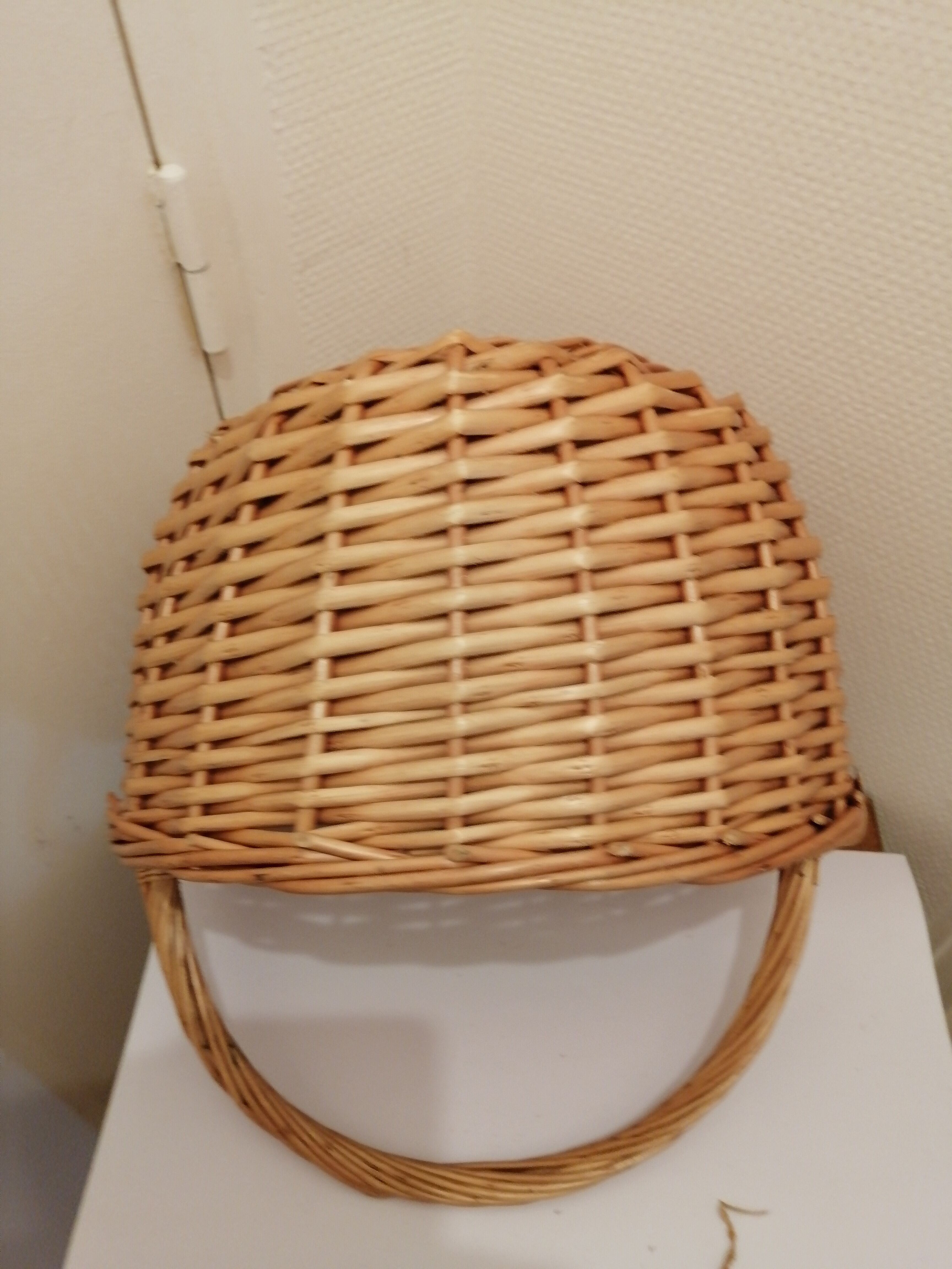 Vintage wicker basket