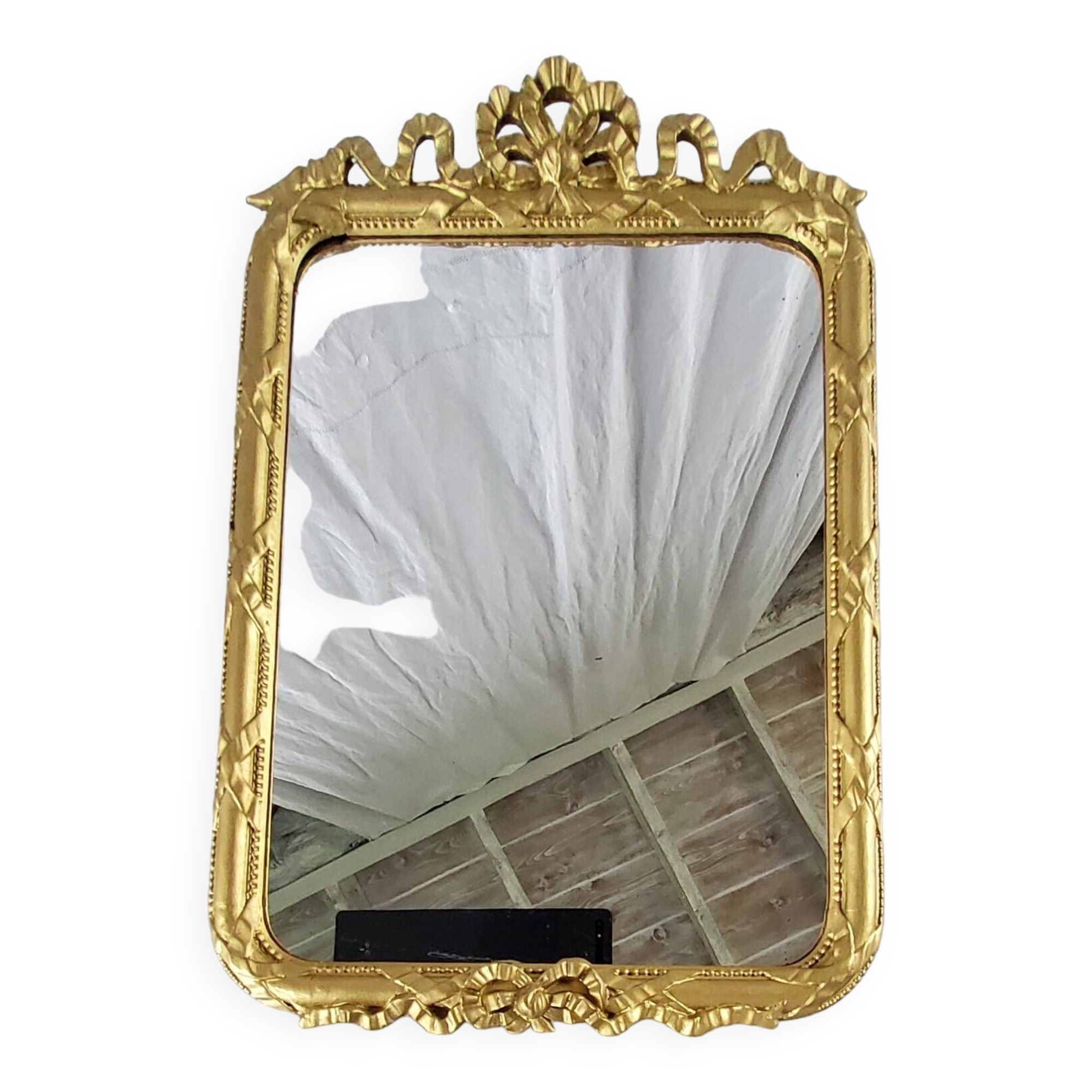 Miroir doré 64x43cm