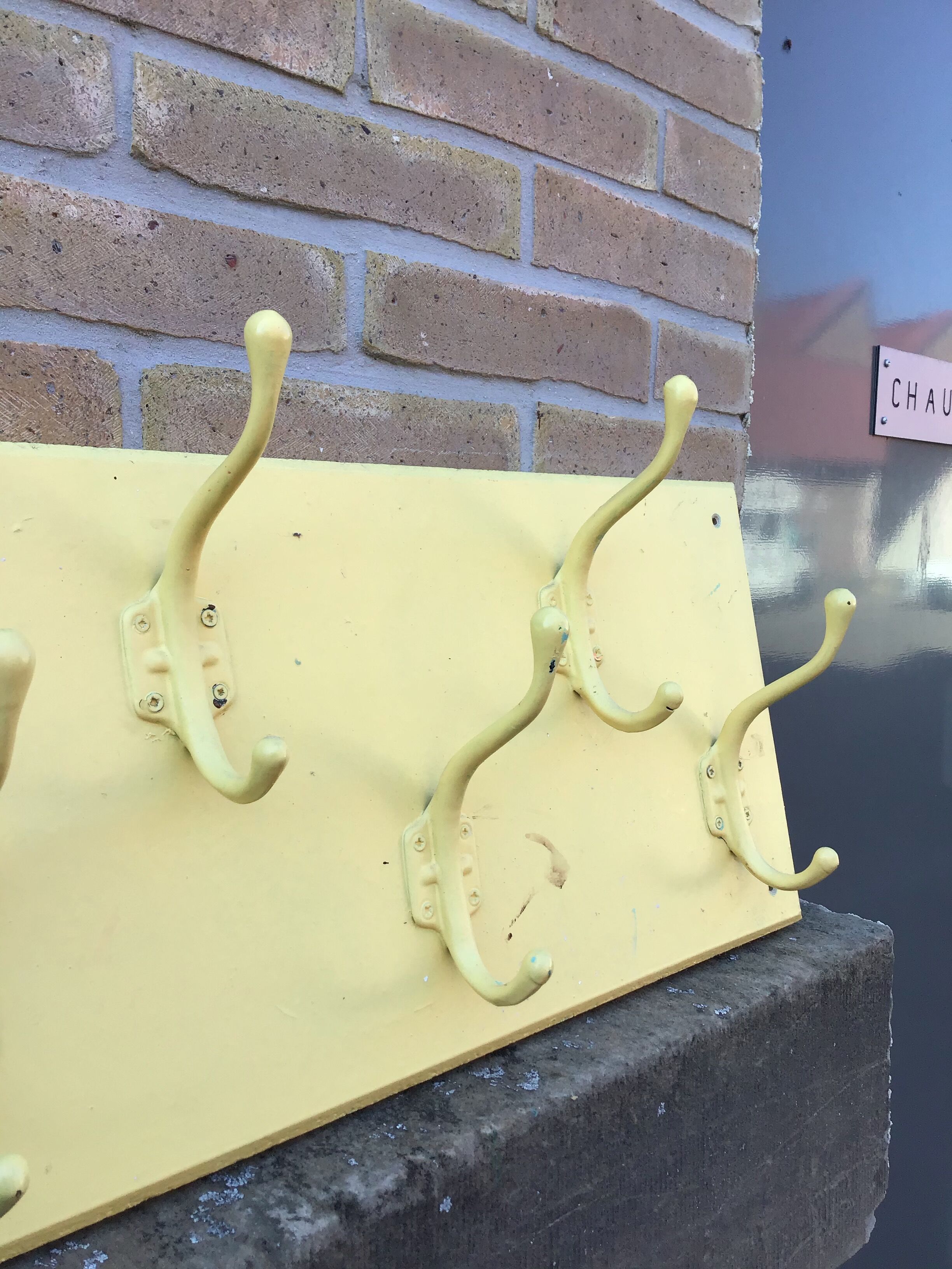 Coat holder vintage school 1960