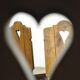 Vintage brutalist oak handmade farmhouse dining chairs, 1930s