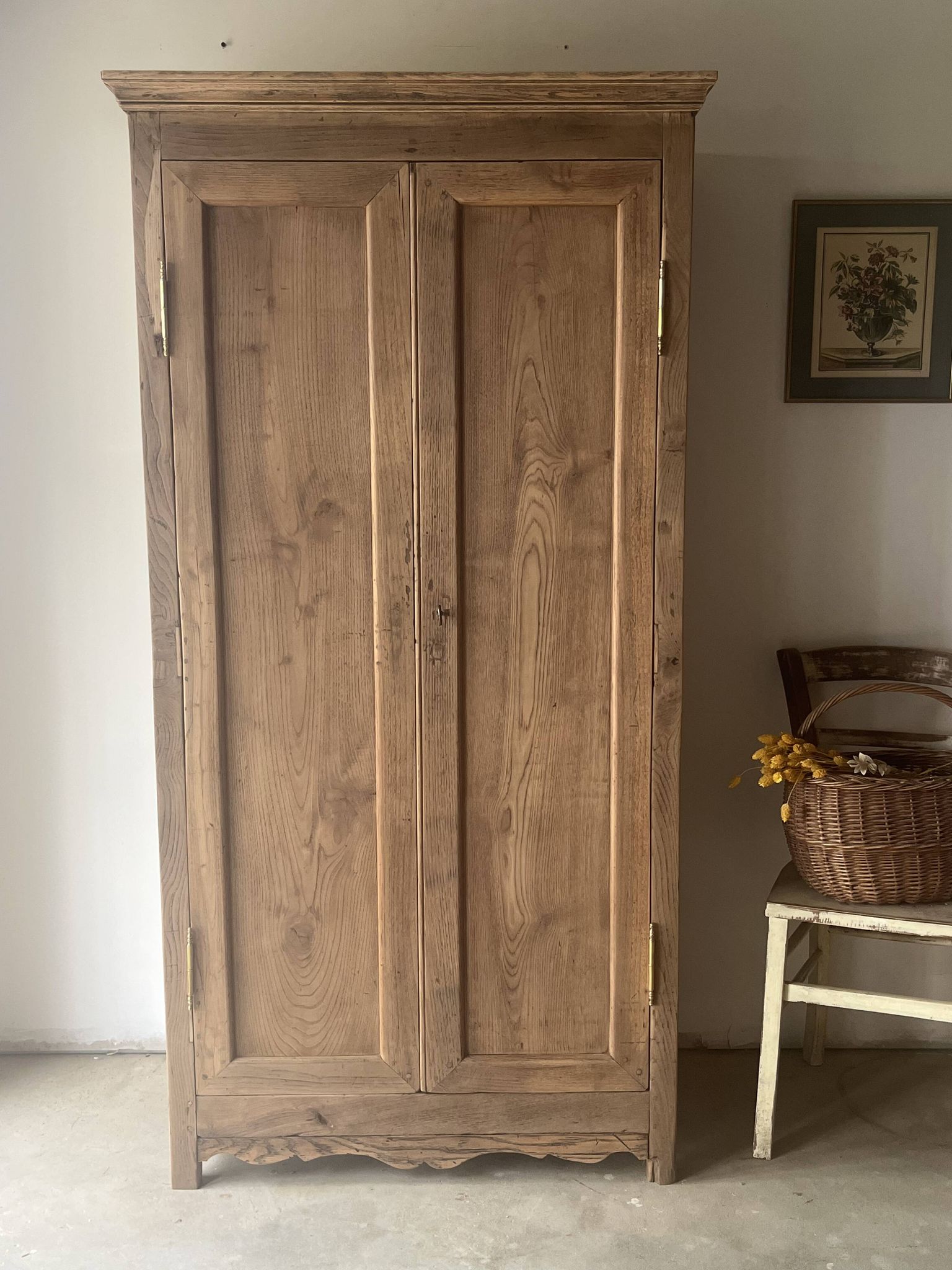 Antique chestnut wardrobe