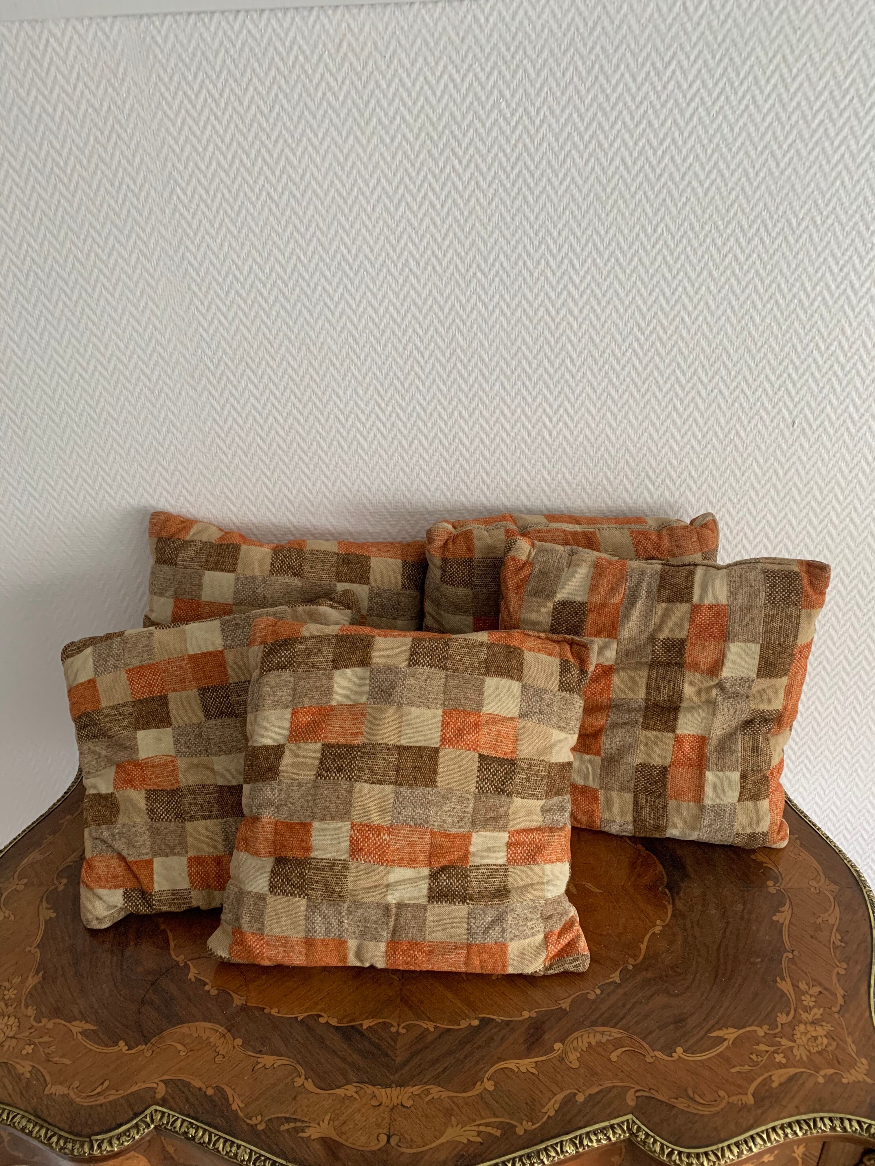 Cousin wool tiles tones beige/orange