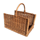 Wicker wooden basket