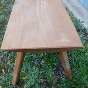 Antique wooden tripod stool