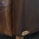 Cowhide Leather Chesterfield Aviator Armchair