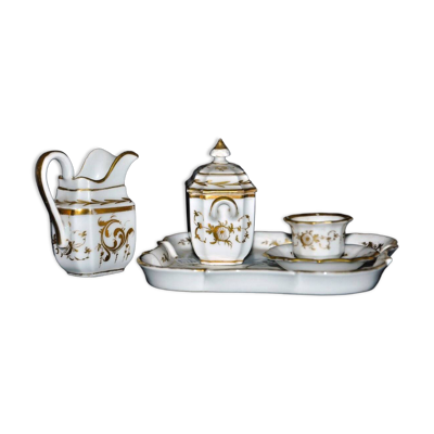 Service miniature en porcelaine ''Vieux Paris'' époque Napoléon III