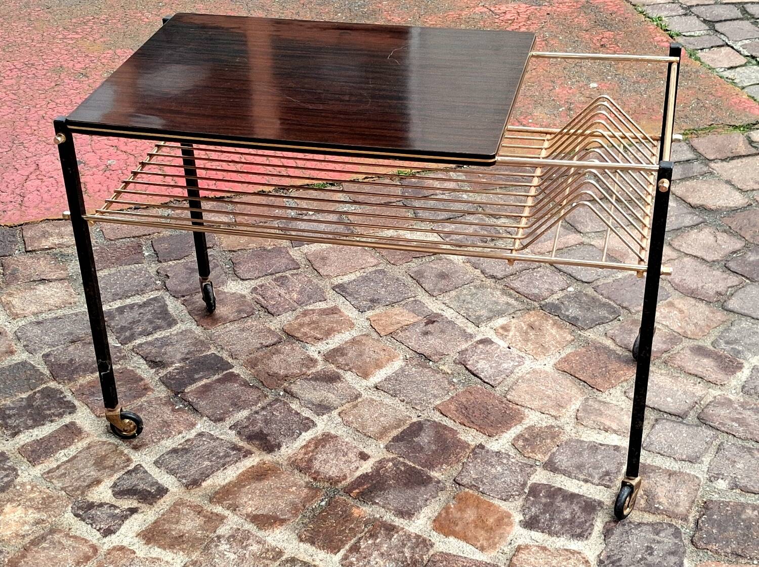 Vintage seventies Hi-Fi chain table or console