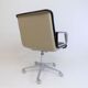 Chaise de bureau en cuir Wilkhahn Delta 2000 par Delta Design
