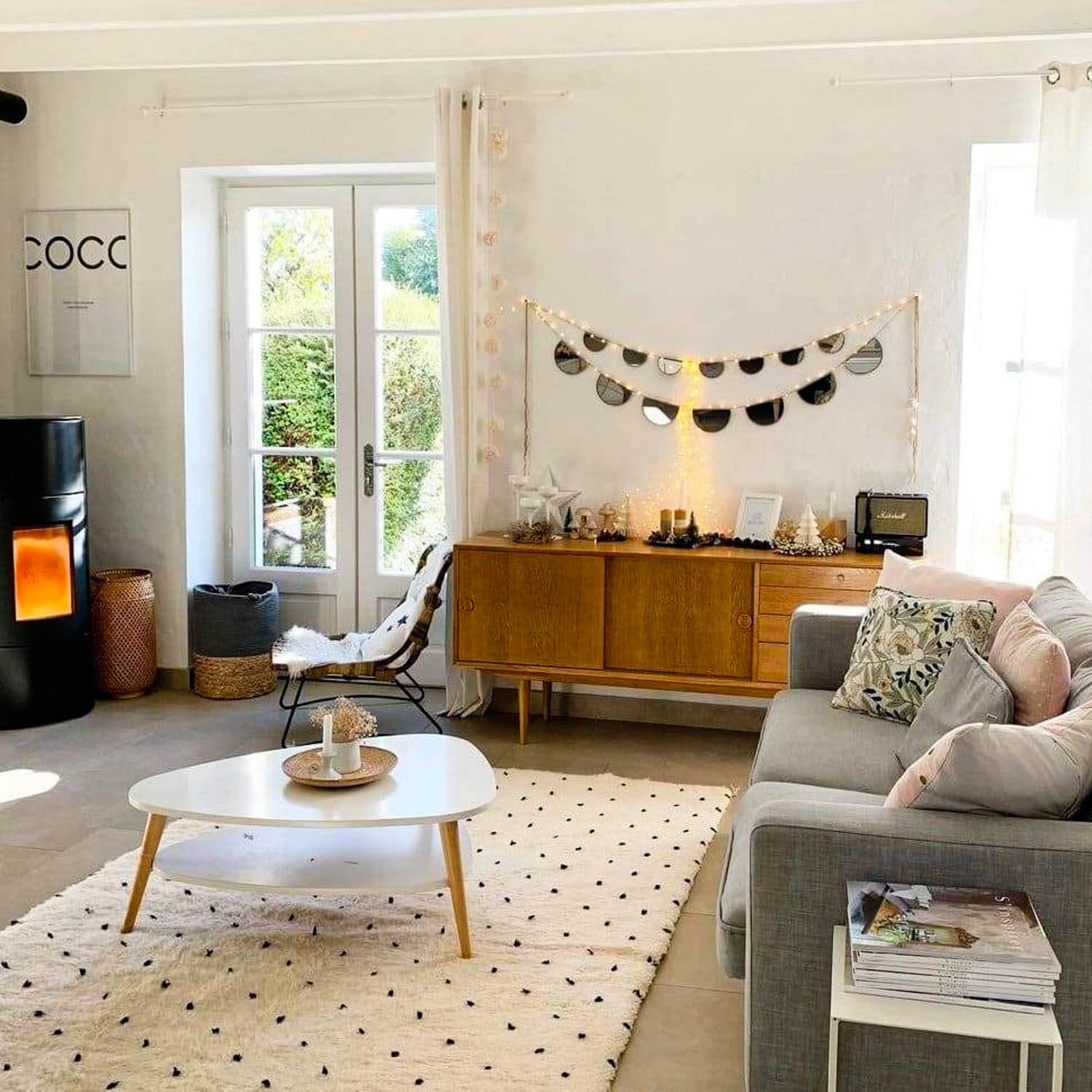 Tafraout – Black and white Berber rug