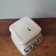 Set of 2 pot box spices tea vintage ceramic Longchamp model Mérida art nouveau