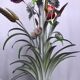 Floor lamp bouquet of summer flowers