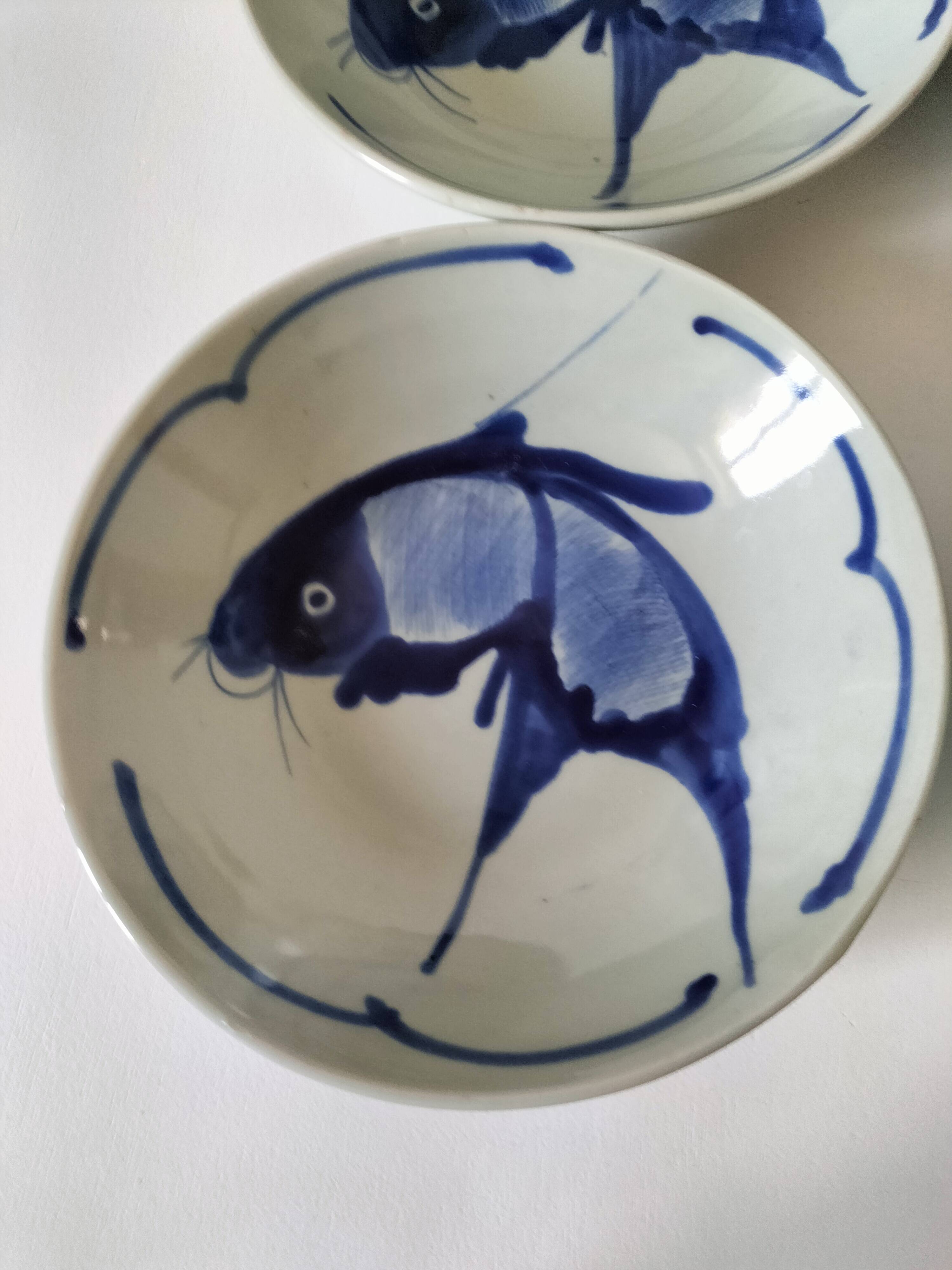 6 assiettes creuses chinoises vintage