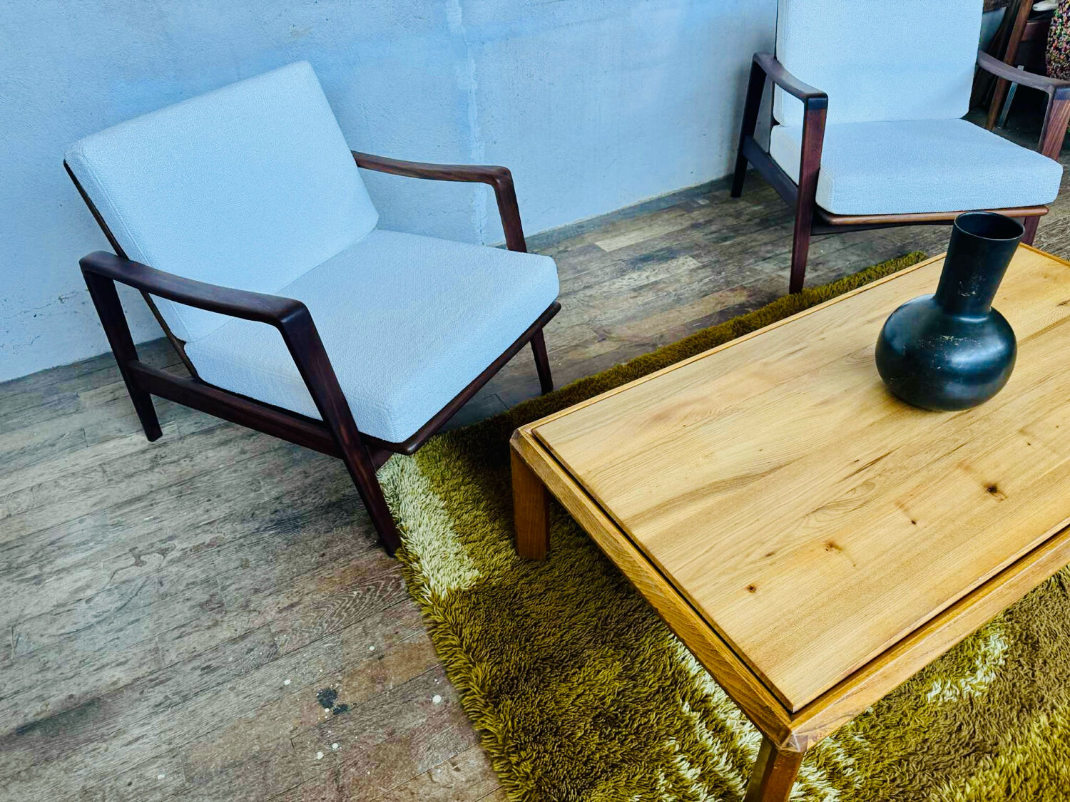 Pair of Arne Wahl Iversen armchairs, 1960s