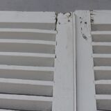 Old wooden shutters louvers 2 leafs