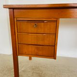 Vintage retro Danish mid-century teak desk by Bent Silberg Møbler 1960s