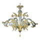 Luxury Venetian Floreal Gold-Leaf Murano Glass Chandelier