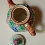 Antique teapot in slip