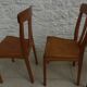 4 chaises bistrot en bois de marque stella