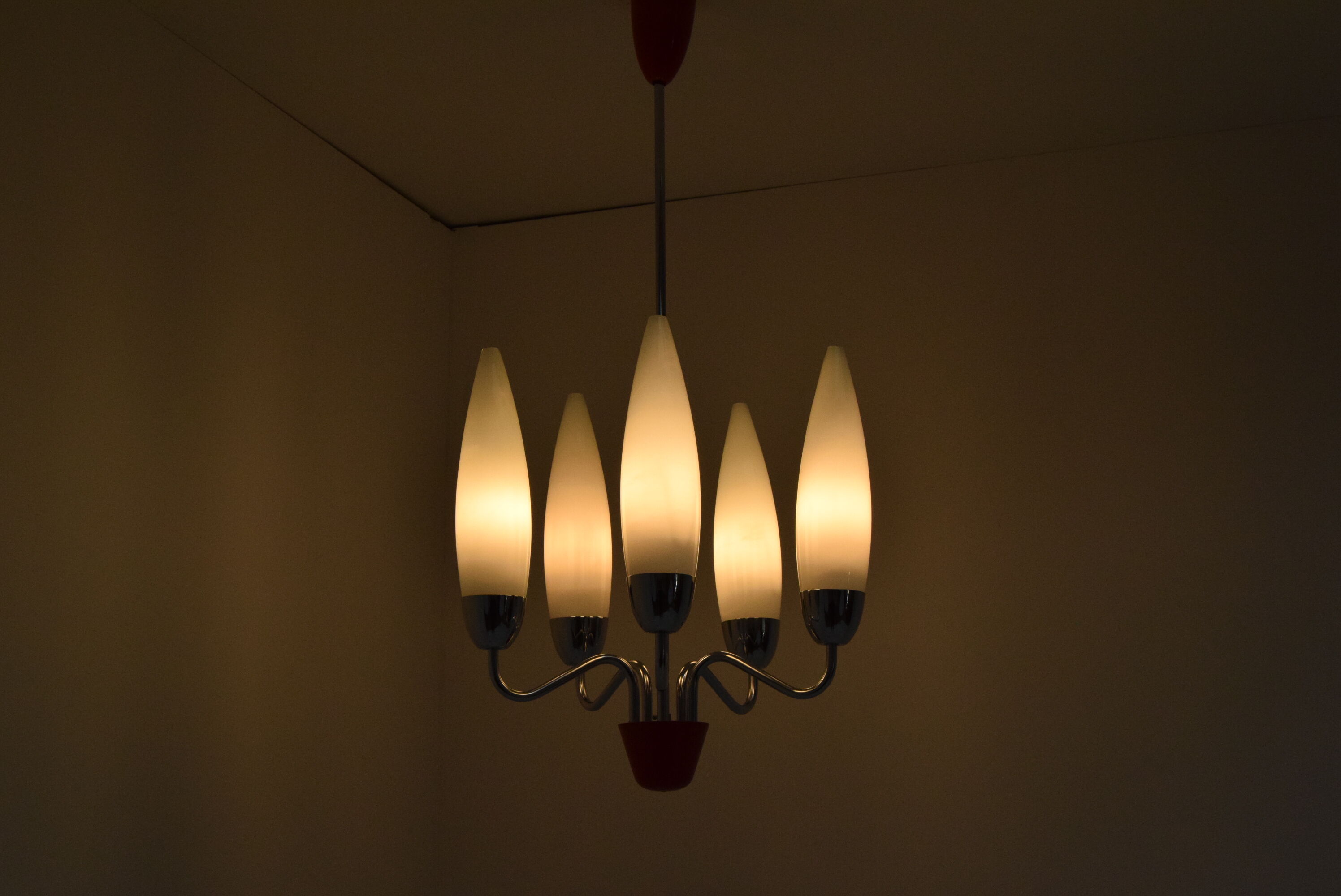Mid-century design chandelier/napako,1960's.