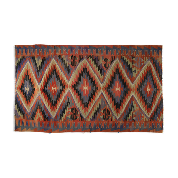 Anatolian handmade kilim rug 320 cm x 178 cm