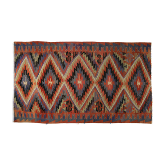 Anatolian handmade kilim rug 320 cm x 178 cm