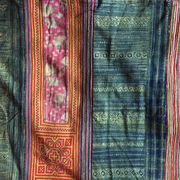 Traditional Indian patchwork bed throw/sofa 140*190