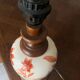 Floral decor lamp base