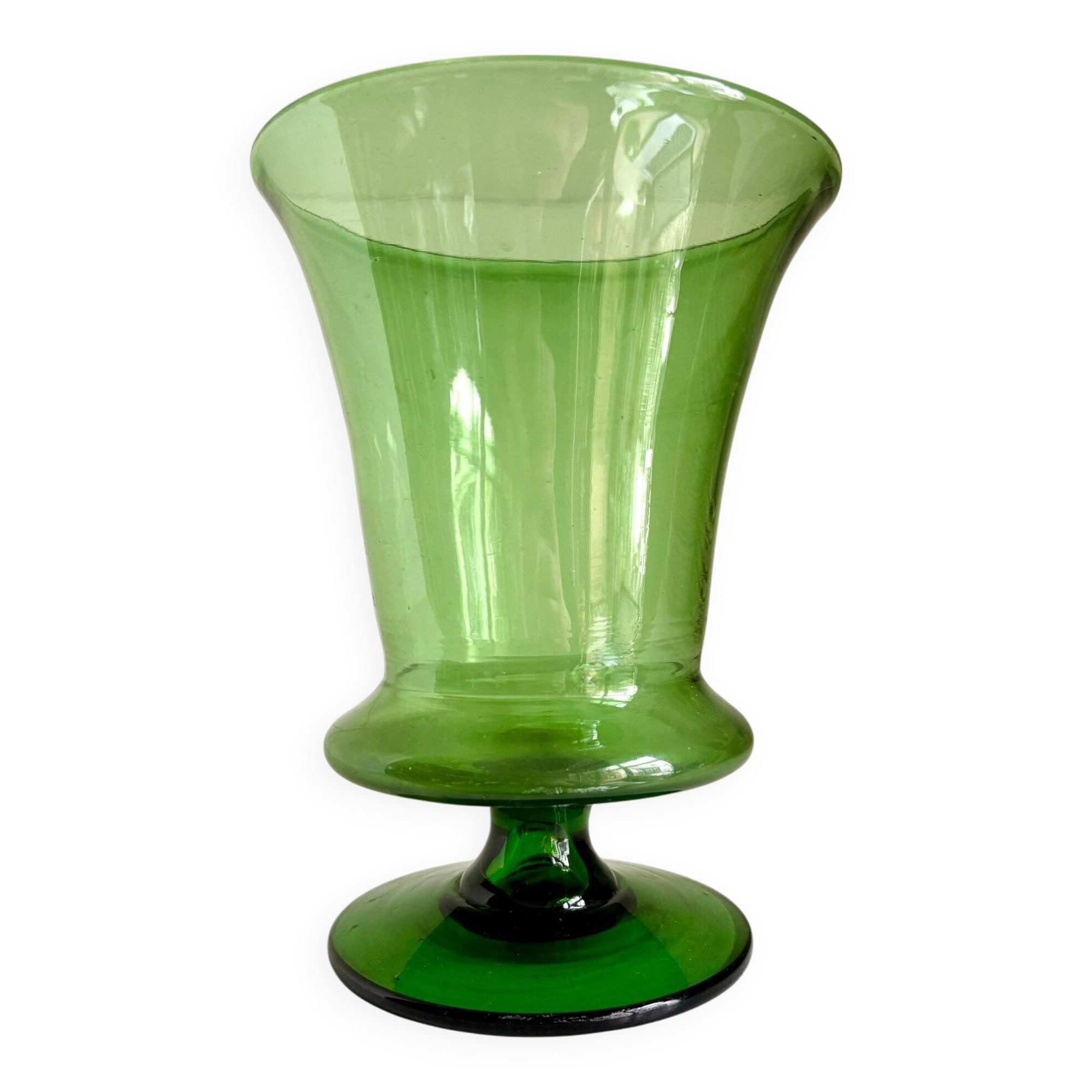 Medici vase in green glass