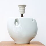 Lampe forme libre en porcelaine de Virebent années 70